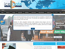 Tablet Screenshot of icegate.gov.in